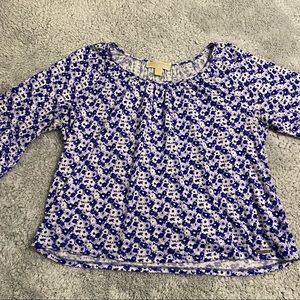 EUC Michael Kors floral top